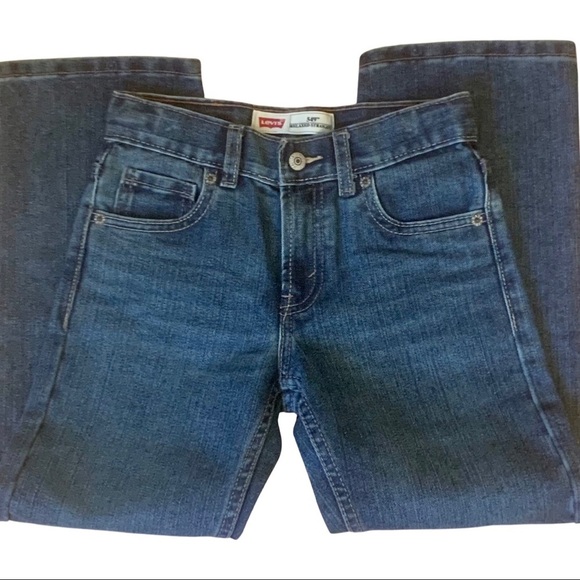 LEVI’S 549 Boys Relaxed Straight Leg Jeans Size 7X - Picture 7 of 12